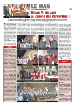 Presse U5 aux Bernardins